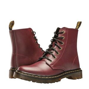Dr. Martens Luana Leather Lace Up Boots